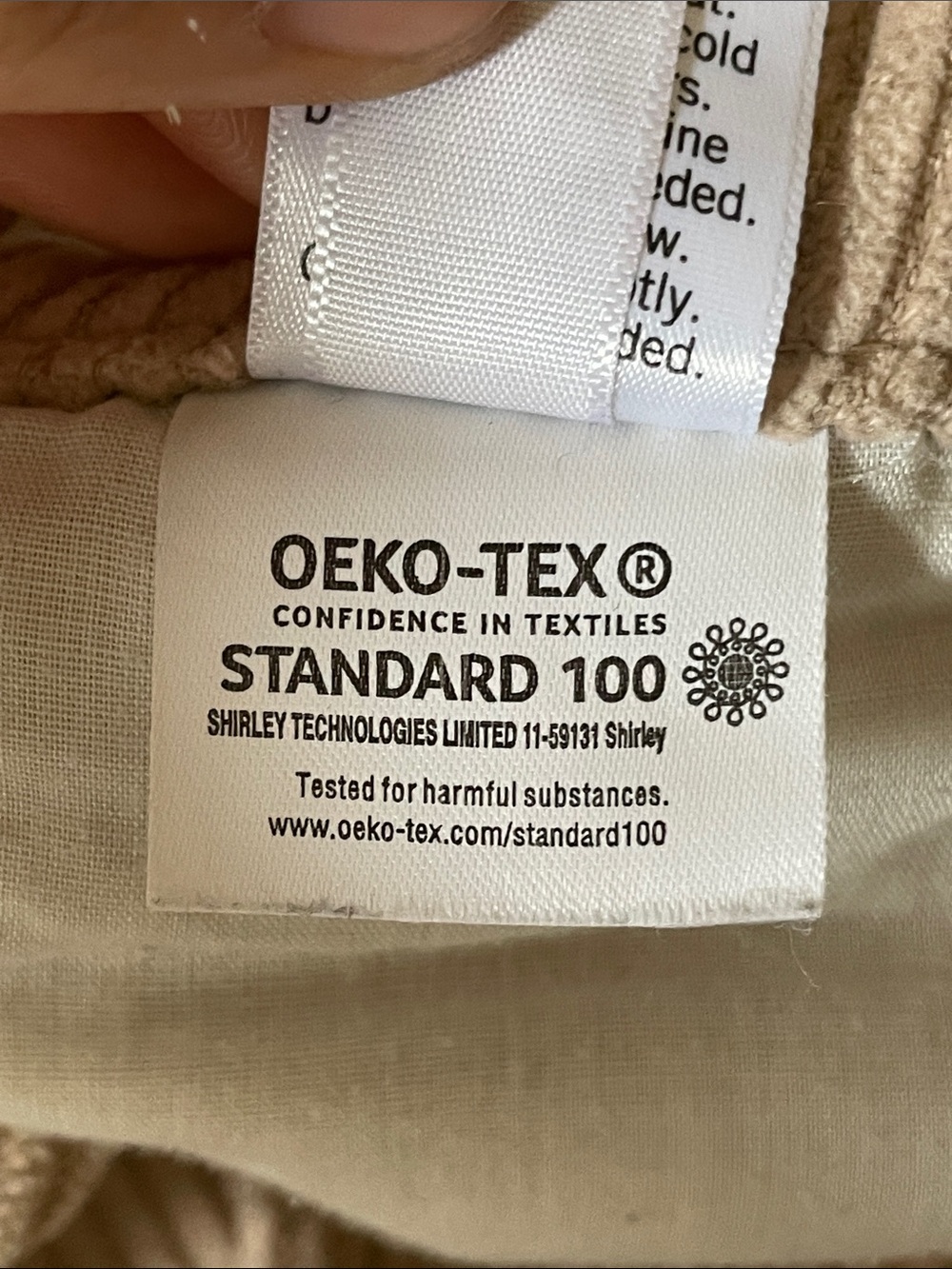 SO Goods for Life beige corduroy pants 7/28W high-rise, straight-leg - Picture 8 of 11
